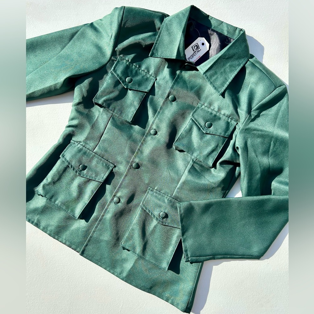 Vintage military style blazer